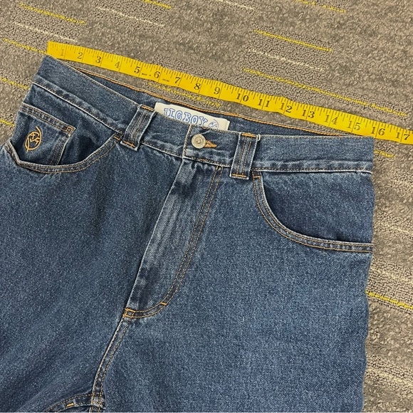 Polar Skate Co. Big Boy Jeans Size Small 32x28 Baggy Blue Skater Y2K Grunge - Picture 10 of 15